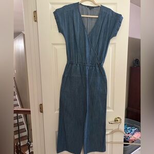 JCREW CHAMBRAY DENIM COLOR JUMPSUIT